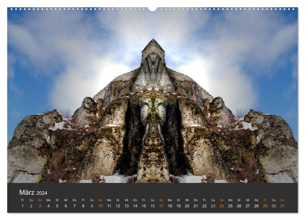 Mondes miroirs – Dans le royaume des créatures naturelles (Calvendo Premium Wall Calendar 2024) 