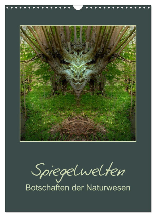 Mirror Worlds - Messages from Natural Beings (CALVENDO Wall Calendar 2024) 
