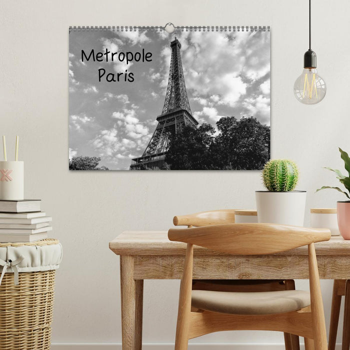 Metropole Paris (CALVENDO Wandkalender 2024)