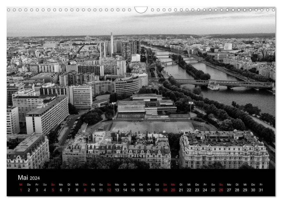 Metropole Paris (CALVENDO Wandkalender 2024)