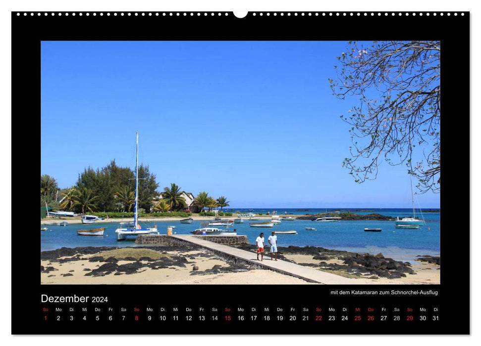 Mauritius - traumhaft und unvergesslich (CALVENDO Premium Wandkalender 2024)