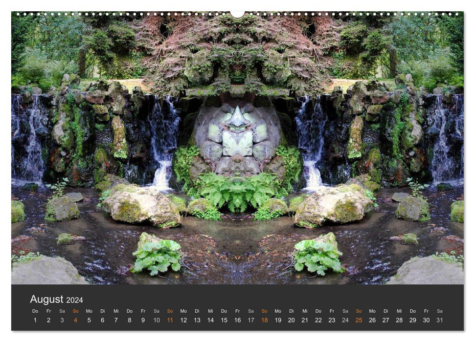 Mirror Worlds - In the Realm of Natural Beings (CALVENDO Wall Calendar 2024) 