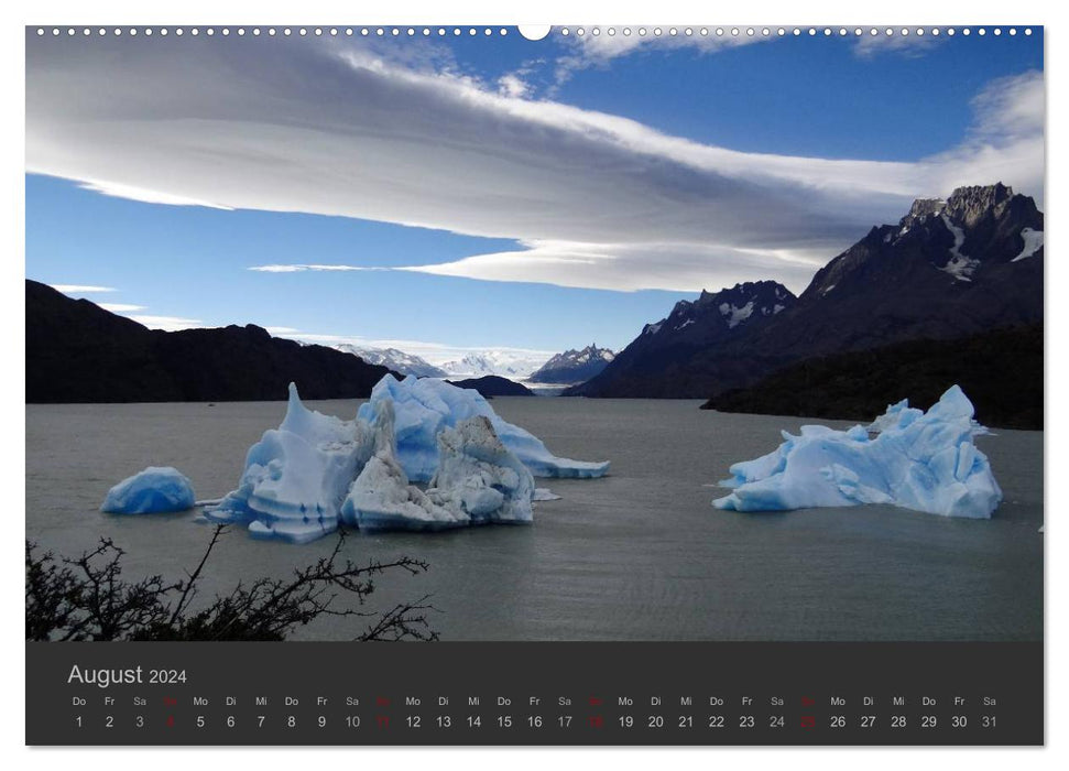 From Iguazú to Ushuaia - from the rainforest to Tierra del Fuego (CALVENDO wall calendar 2024) 