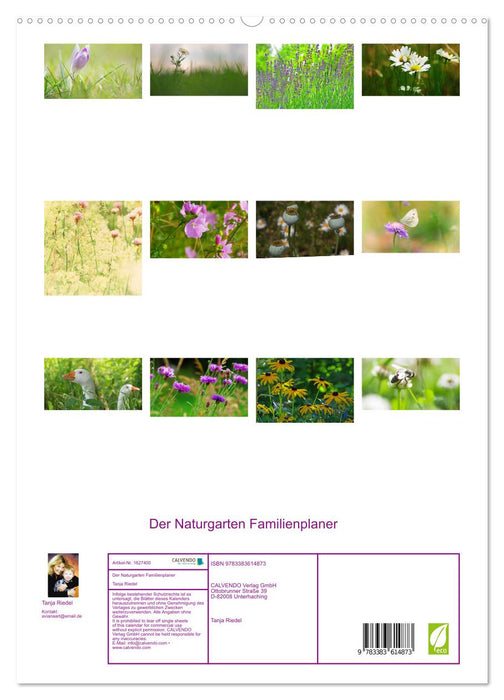 Der Naturgarten Familienplaner mit Schweizer Kalendarium (CALVENDO Premium Wandkalender 2024)