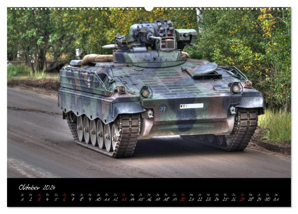 Schützenpanzer Marder (CALVENDO Premium Wandkalender 2024)