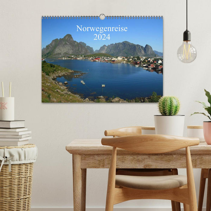 Voyage en Norvège 2024 (calendrier mural CALVENDO 2024) 