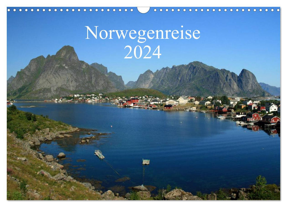 Voyage en Norvège 2024 (calendrier mural CALVENDO 2024) 