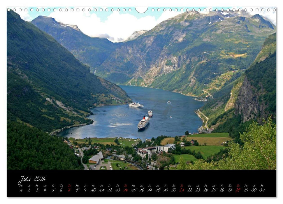 Norway trip 2024 (CALVENDO wall calendar 2024) 