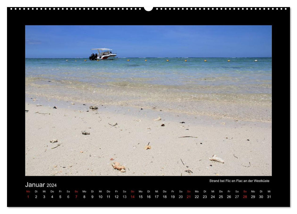 Mauritius - traumhaft und unvergesslich (CALVENDO Wandkalender 2024)