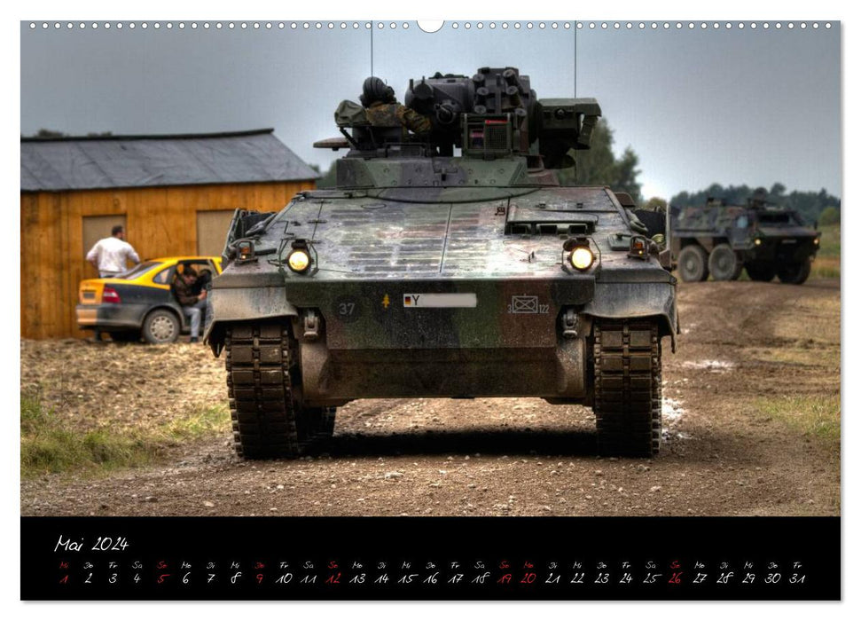Armored personnel carrier Marder (CALVENDO wall calendar 2024) 