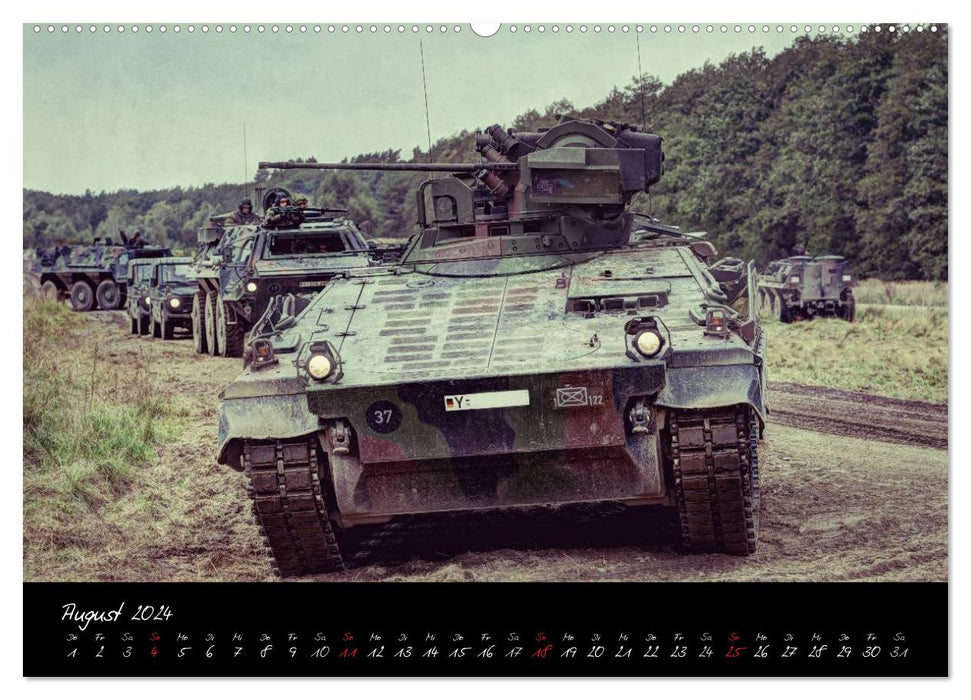 Schützenpanzer Marder (CALVENDO Wandkalender 2024)