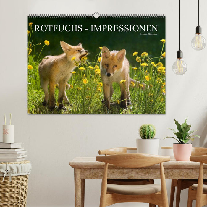 Rotfuchs - Impressionen (CALVENDO Wandkalender 2024)