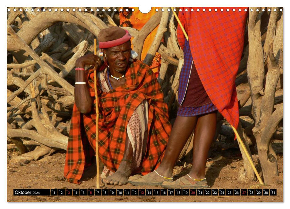 Faszination Afrika: Massai (CALVENDO Wandkalender 2024)