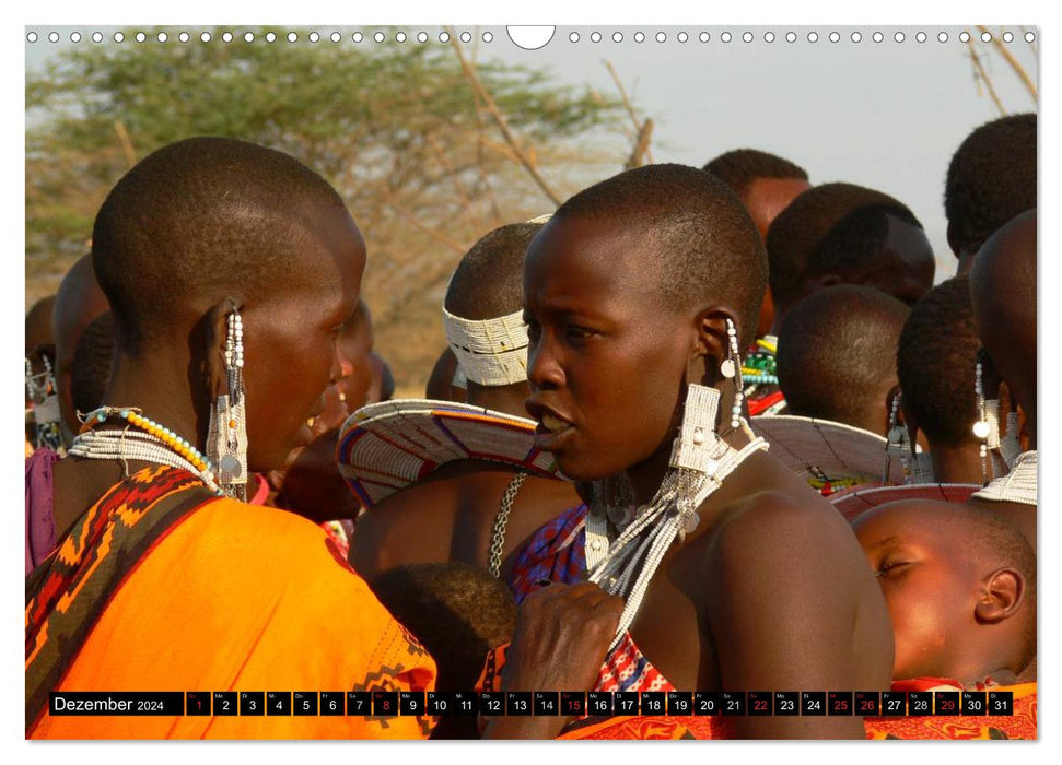 Faszination Afrika: Massai (CALVENDO Wandkalender 2024)