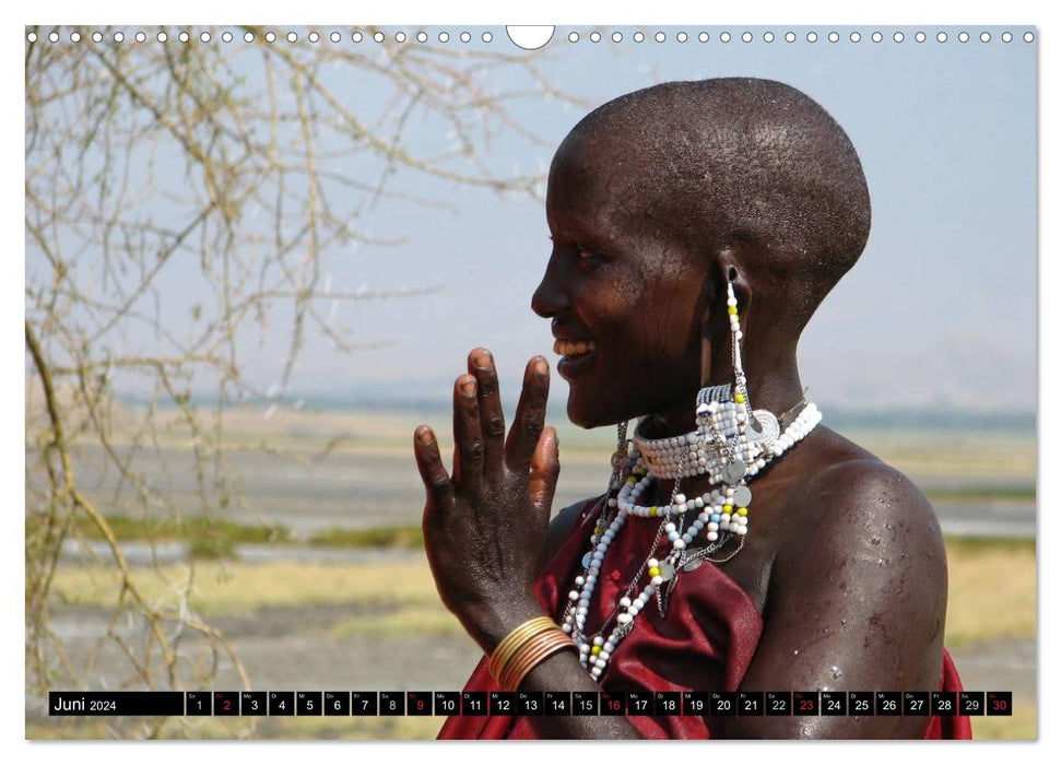 Fascination Africa: Maasai (CALVENDO wall calendar 2024) 