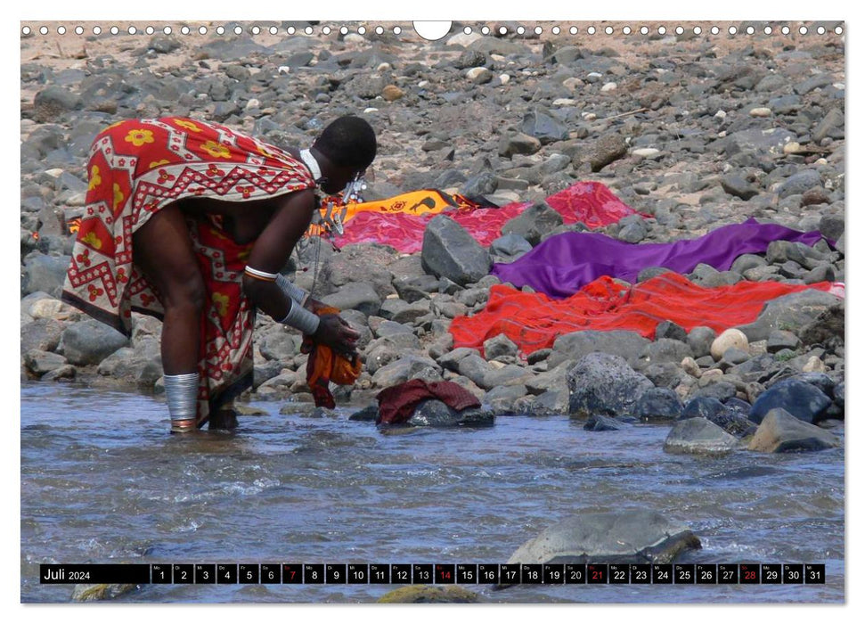 Fascination Africa: Maasai (CALVENDO wall calendar 2024) 