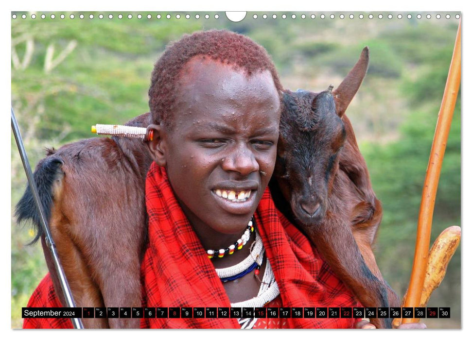 Fascination Africa: Maasai (CALVENDO wall calendar 2024) 