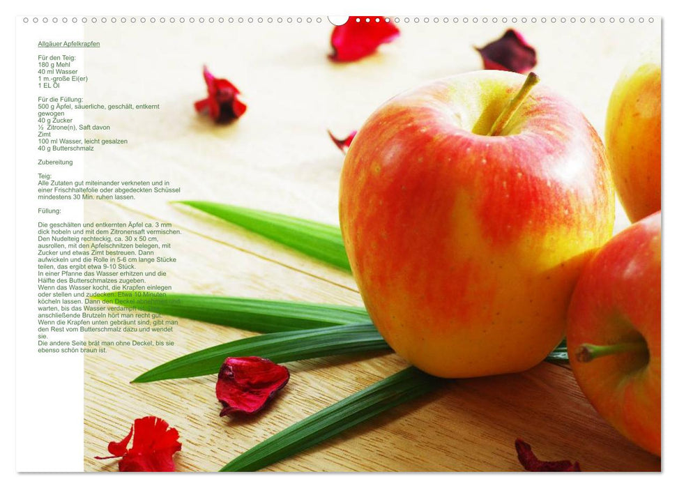 Calendrier autrichien culinaire avec et à partir de fruits frais (CALVENDO Premium Wall Calendar 2024) 