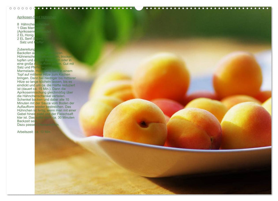 Calendrier autrichien culinaire avec et à partir de fruits frais (CALVENDO Premium Wall Calendar 2024) 