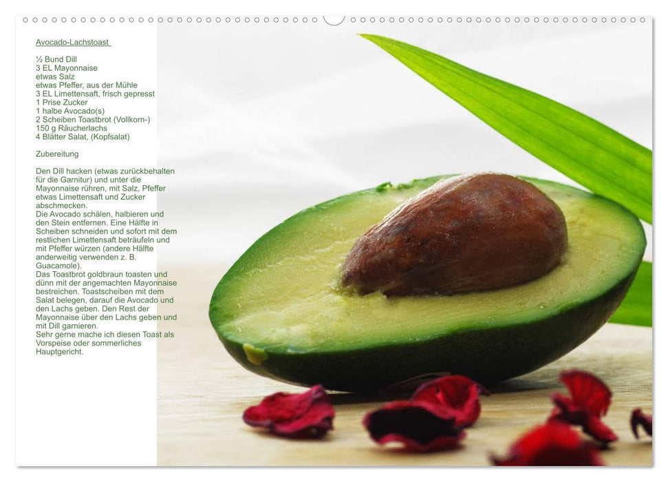 Calendrier autrichien culinaire avec et à partir de fruits frais (CALVENDO Premium Wall Calendar 2024) 