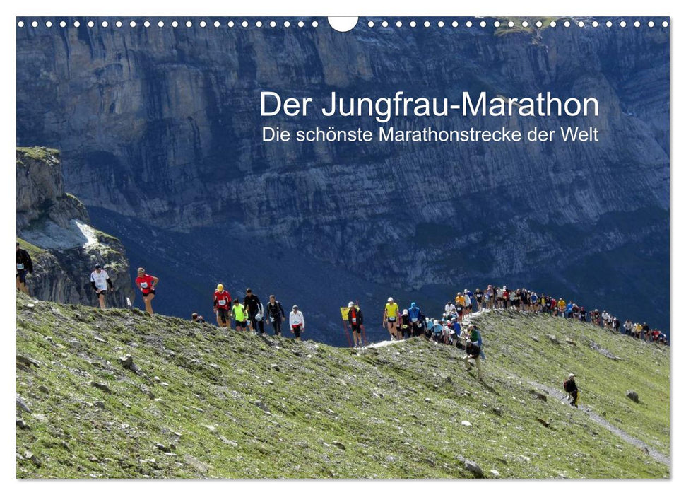Le Marathon de la Jungfrau (calendrier mural CALVENDO 2024) 
