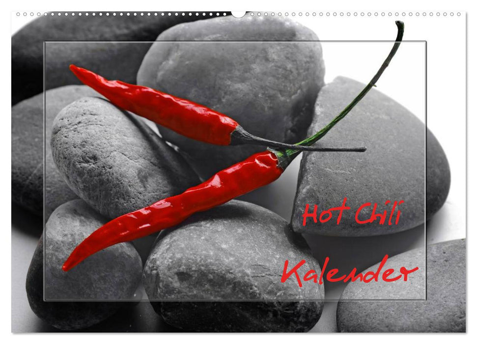 Hot Chili Kitchen Calendar Swiss Calendar (CALVENDO Wall Calendar 2024) 