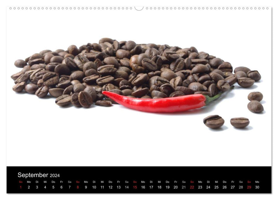 Hot Chili Küchen Kalender Schweizer Kalendarium (CALVENDO Wandkalender 2024)