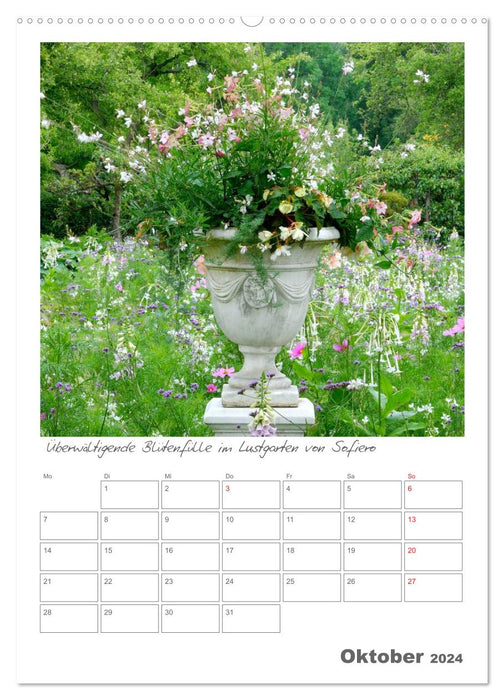 Jardins en Suède (calendrier mural CALVENDO 2024) 