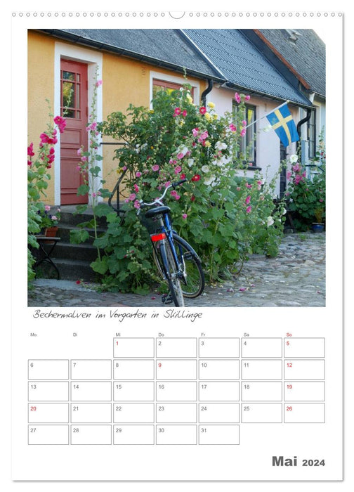Gardens in Sweden (CALVENDO wall calendar 2024) 