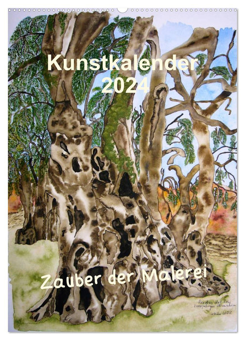 Calendrier artistique 2024 – Magie de la peinture (Calendrier mural CALVENDO 2024) 
