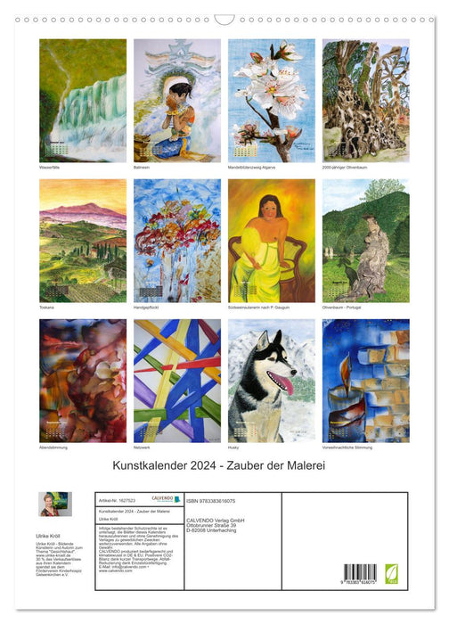 Kunstkalender 2024 - Zauber der Malerei (CALVENDO Wandkalender 2024)