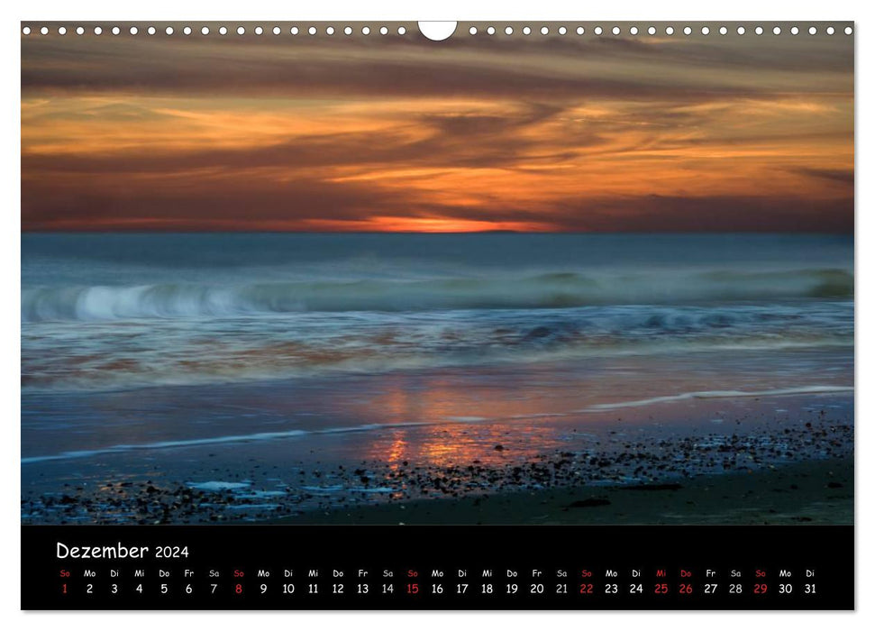 Beach impressions from the North Sea (CALVENDO wall calendar 2024) 