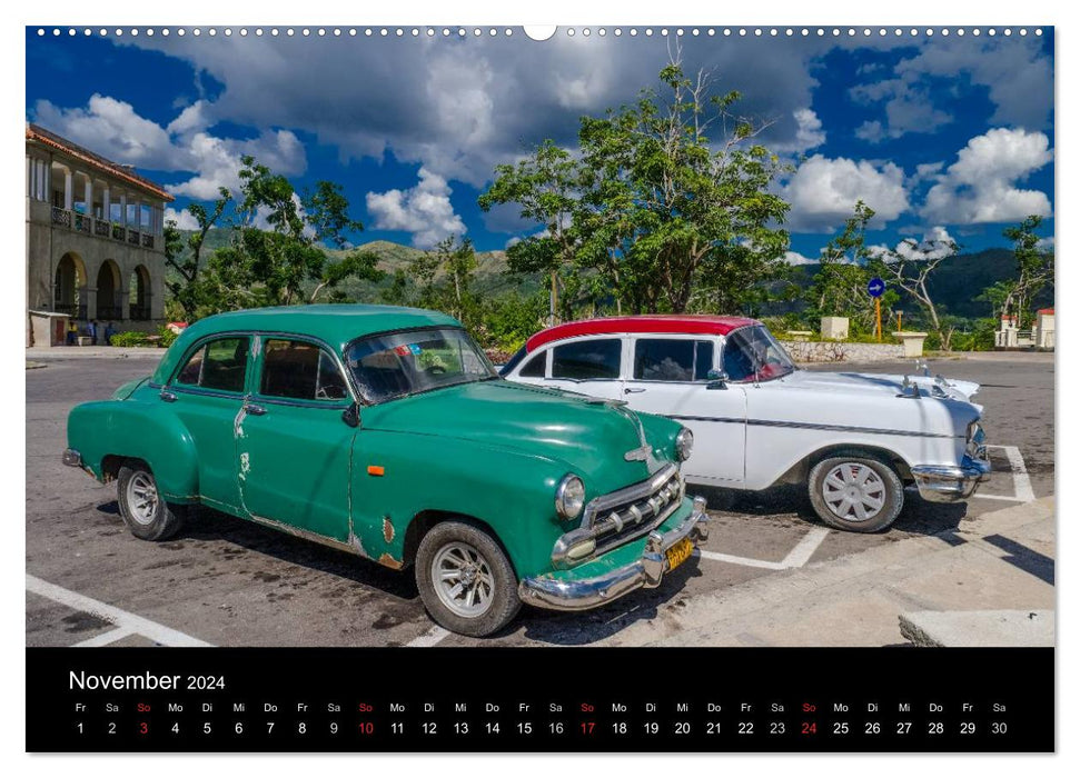 Cuba Cars (CALVENDO Wandkalender 2024)