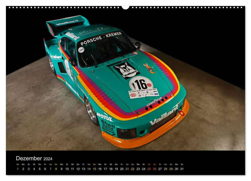 Légende de la course : La Porsche 635 K2 (Calendrier mural CALVENDO Premium 2024) 