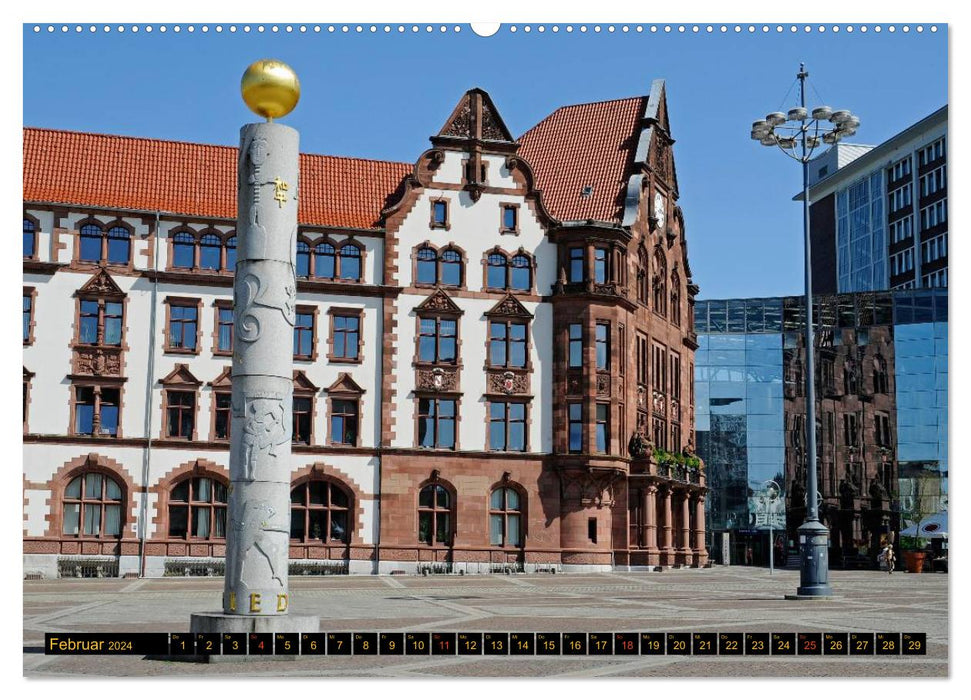 Dortmund - métropole moderne de la région de la Ruhr (Calendrier mural CALVENDO Premium 2024) 