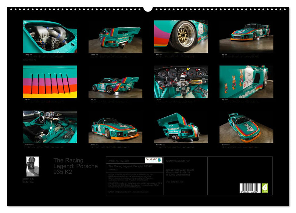 Racing Legend: The Porsche 635 K2 (CALVENDO wall calendar 2024) 