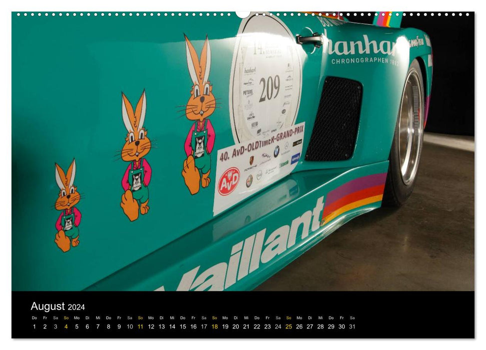 Légende de la course : La Porsche 635 K2 (calendrier mural CALVENDO 2024) 