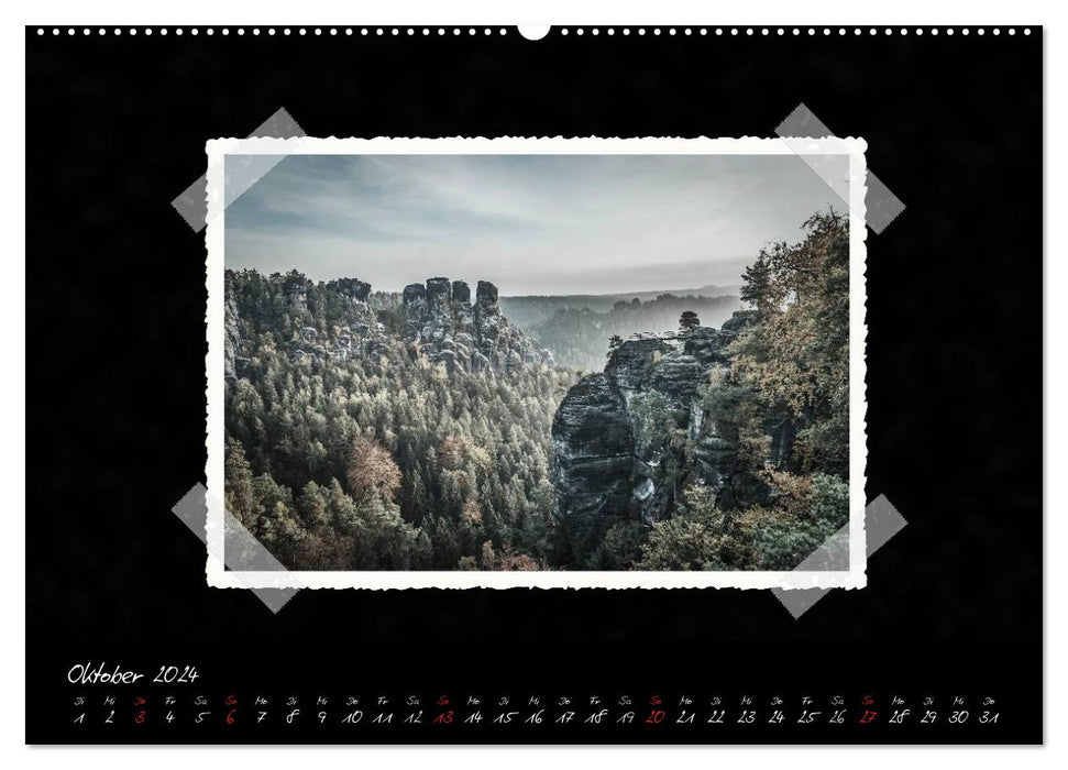 Saxon Switzerland (CALVENDO wall calendar 2024) 
