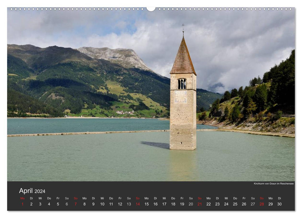 Der Vinschgau (CALVENDO Premium Wandkalender 2024)