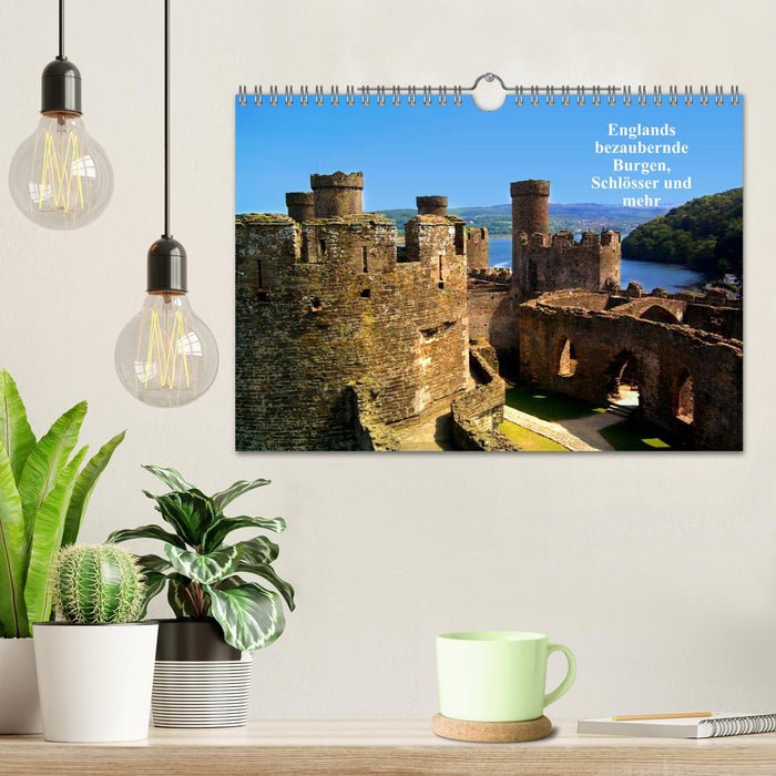 Englands bezaubernde Burgen, Schlösser und mehr (CALVENDO Wandkalender 2024)