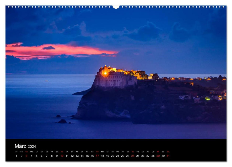 Neapel und Umgebung (CALVENDO Premium Wandkalender 2024)
