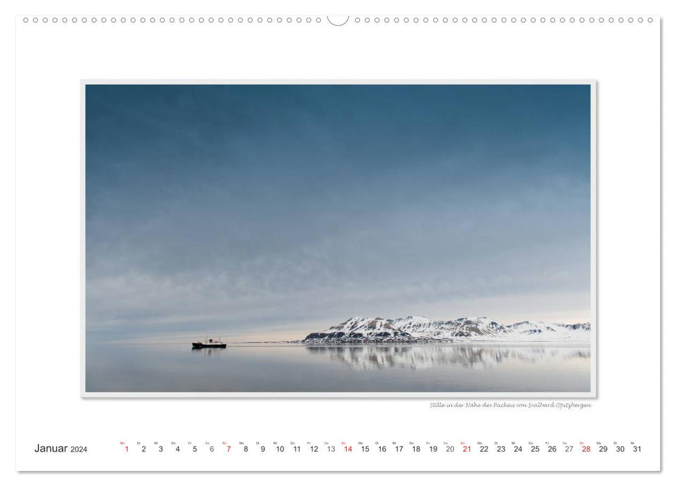 Moments d'émotion : L'Arctique (calendrier mural CALVENDO 2024) 