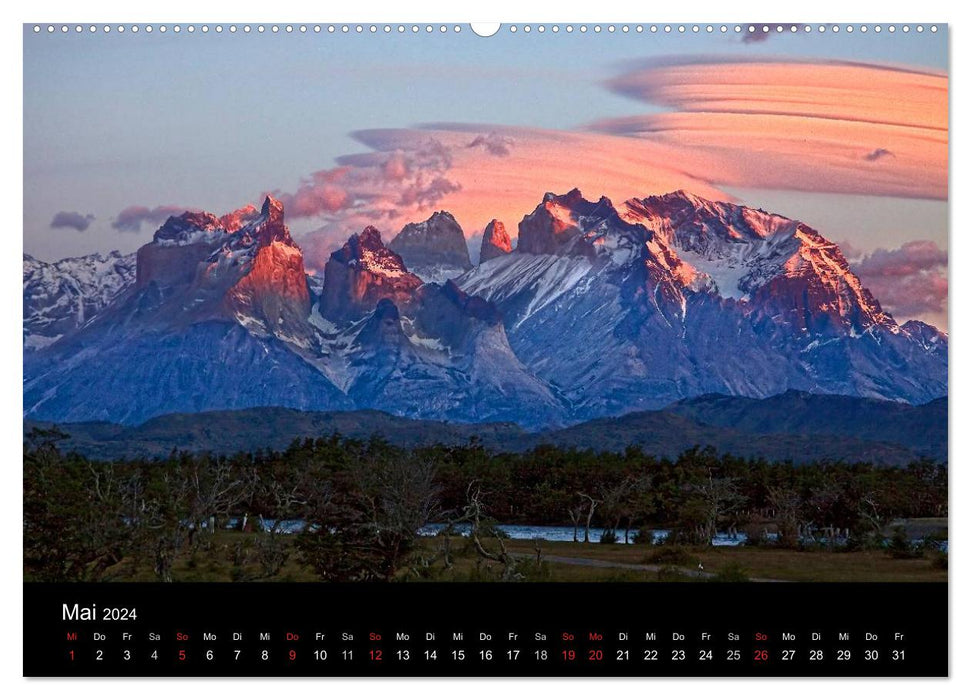 Fantastisches Chile (CALVENDO Wandkalender 2024)