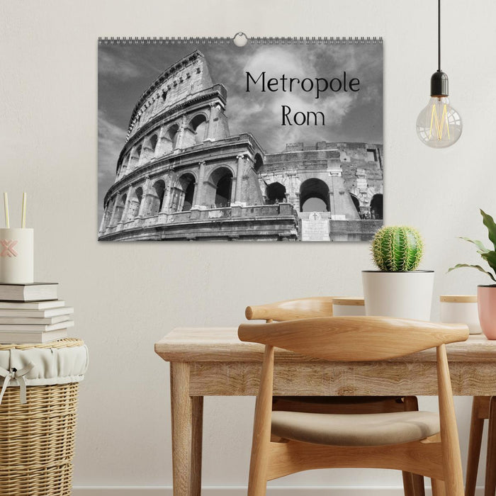 Métropole Rome (Calendrier mural CALVENDO 2024) 