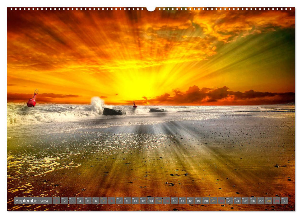 Friesland, enchanted landscape on the North Sea (CALVENDO wall calendar 2024) 