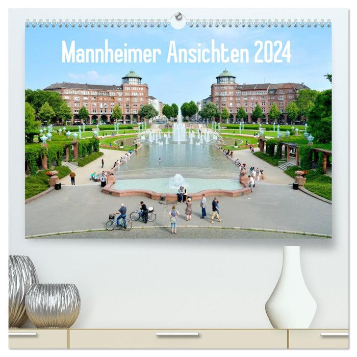 Mannheimer Ansichten 2024 (CALVENDO Premium Wandkalender 2024)