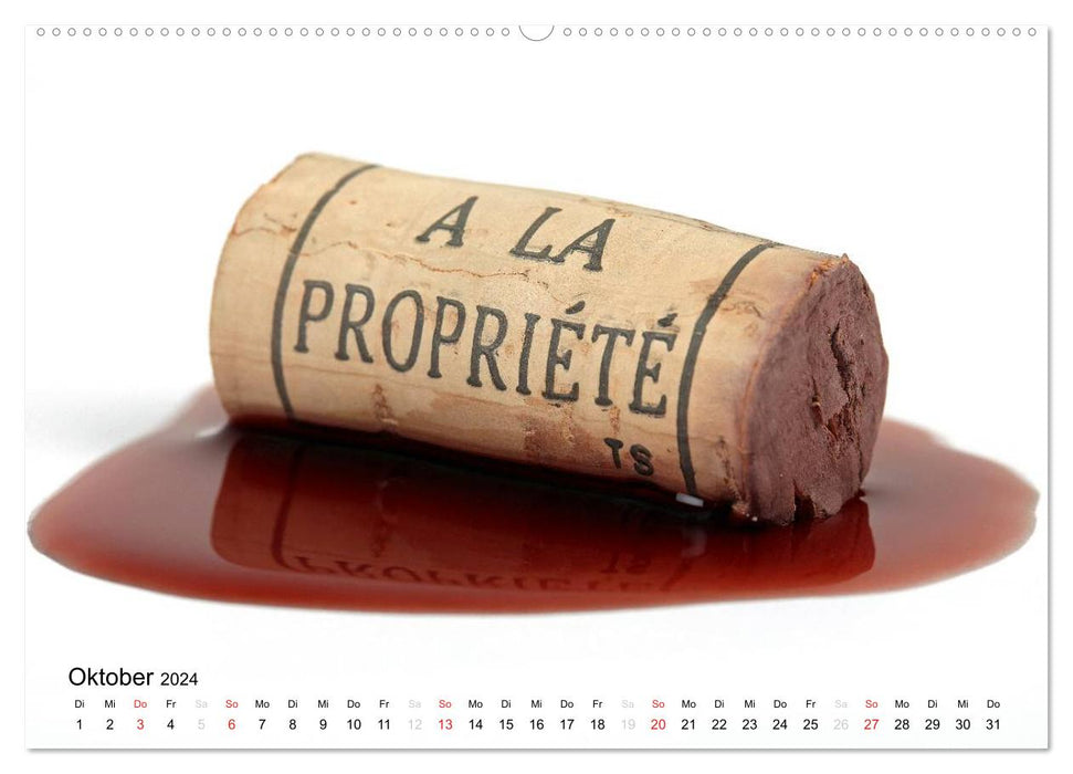 Wine tastes fine (CALVENDO Premium Wall Calendar 2024) 
