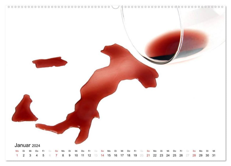 Wein schmeckt fein (CALVENDO Premium Wandkalender 2024)
