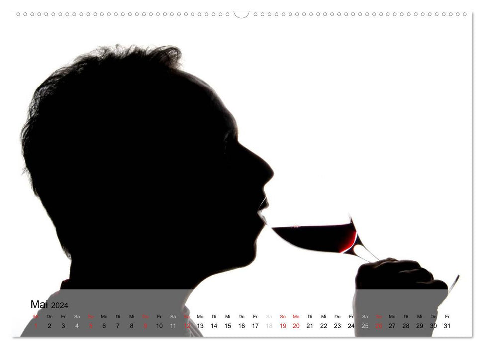 Le vin a bon goût (Calendrier mural CALVENDO Premium 2024) 