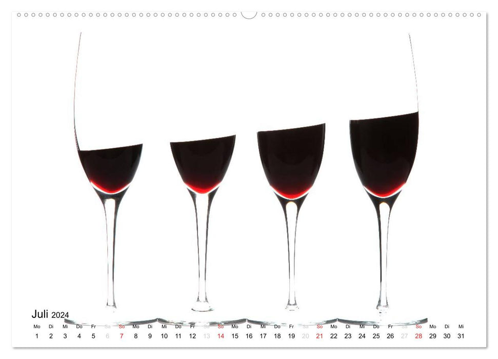 Le vin a bon goût (Calendrier mural CALVENDO Premium 2024) 